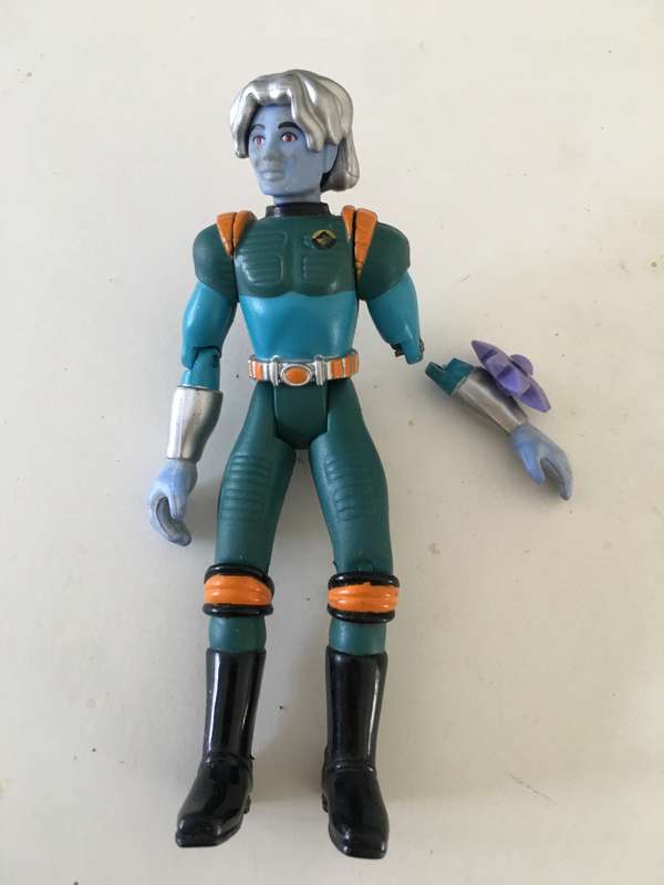 VINTAGE BOB REBOOT ACTION FIGURE IRWIN 1995  PIN MISSING IN ARM IVE USED TOOTHPICK