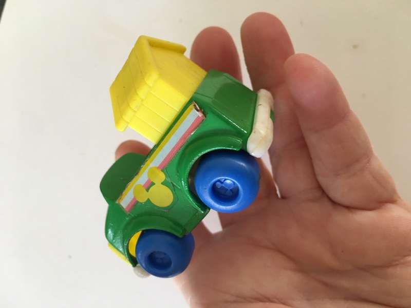 VINTAGE METAL AN PLASTIC PLUTO CAR