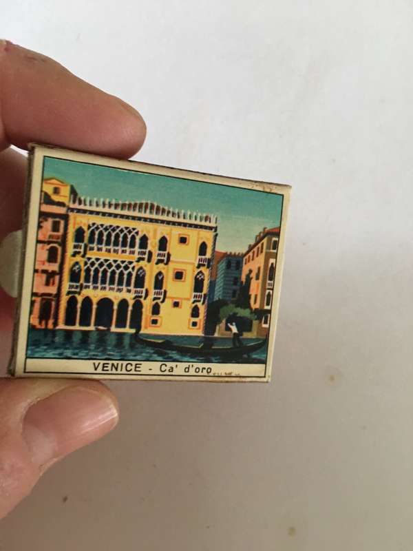 VINTAGE MATCH BOX WITH MATCHES