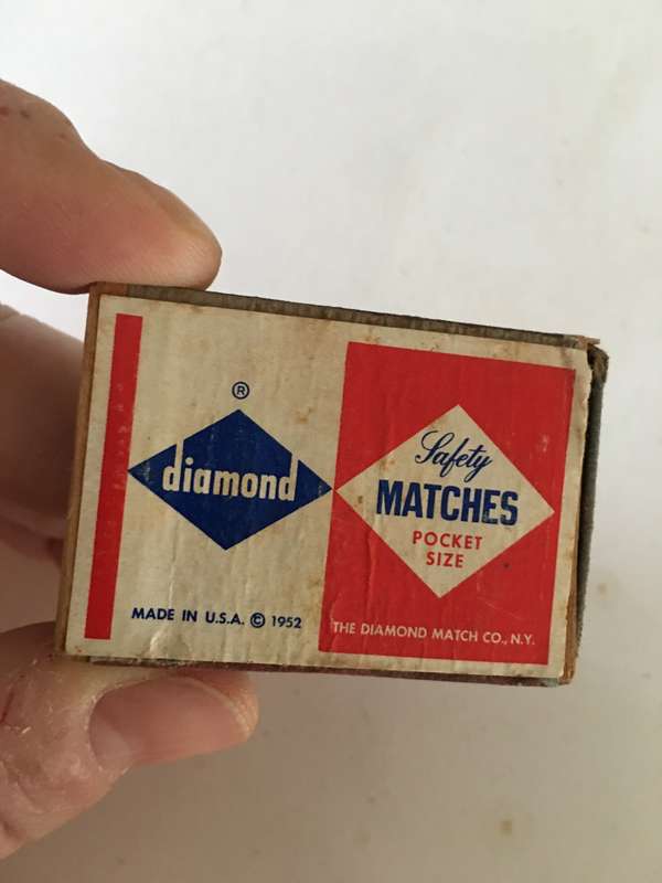 VINTAGE MATCH BOX  EMPTY