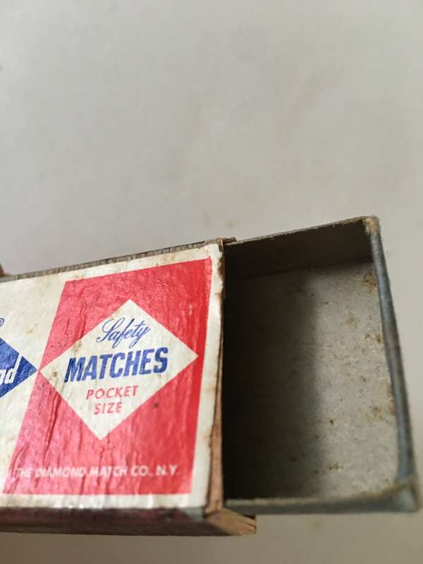 VINTAGE MATCH BOX  EMPTY