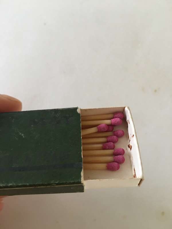 VINTAGE MATCH BOX WITH MATCHES