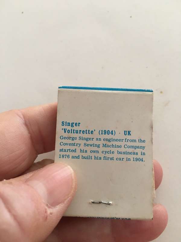 VINTAGE  MATCH BOOK WITH MATCHES
