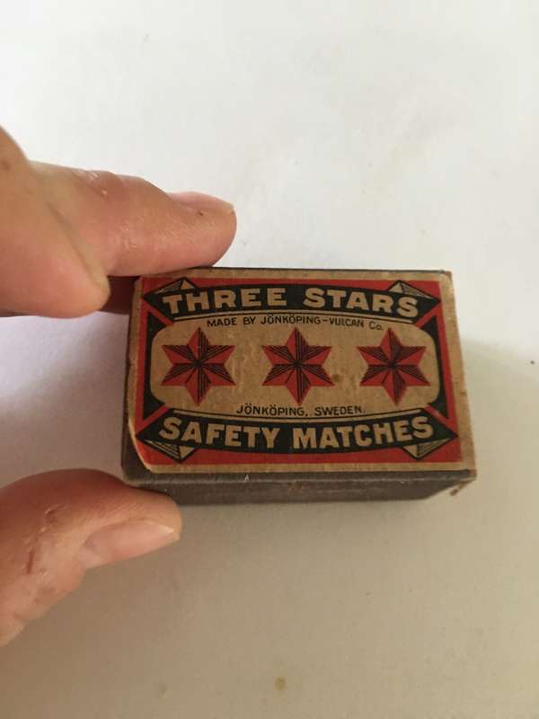VINTAGE MATCH BOX EMPTY