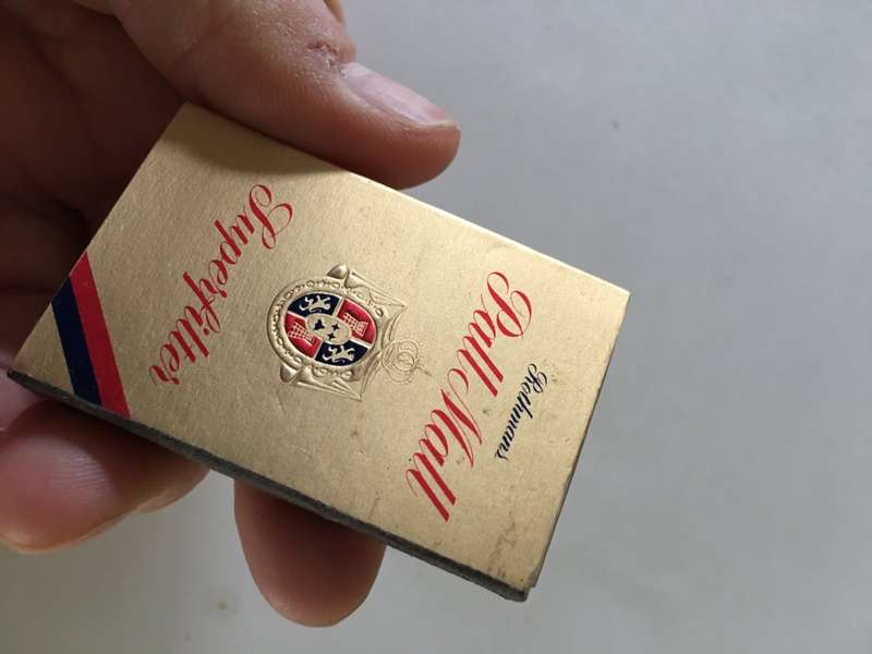 VINTAGE MATCH BOX  WITH FEW MATCHES