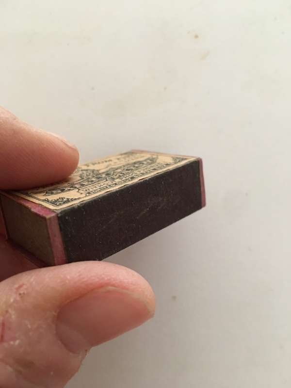 VINTAGE MATCH BOX EMPTY