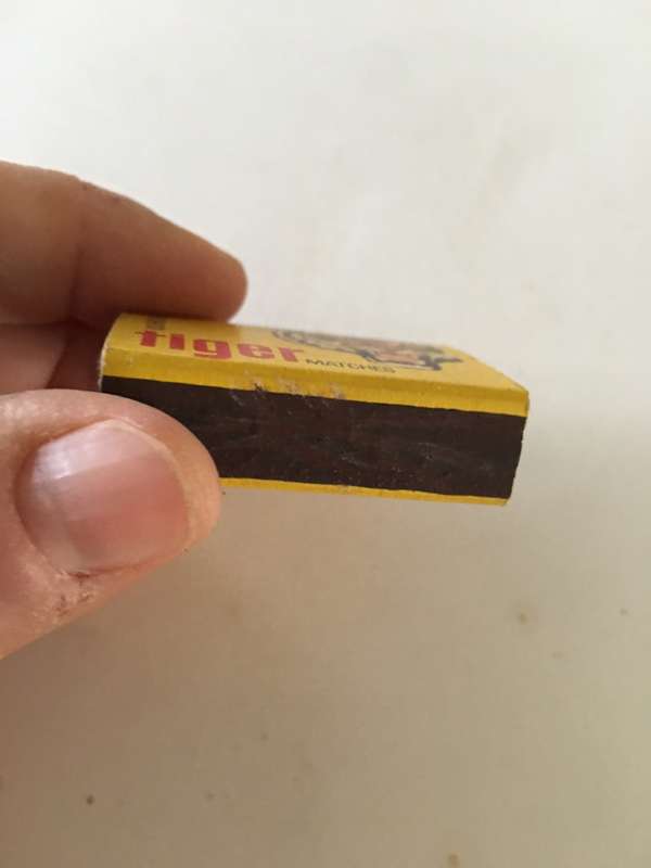 VINTAGE MATCH BOX EMPTY