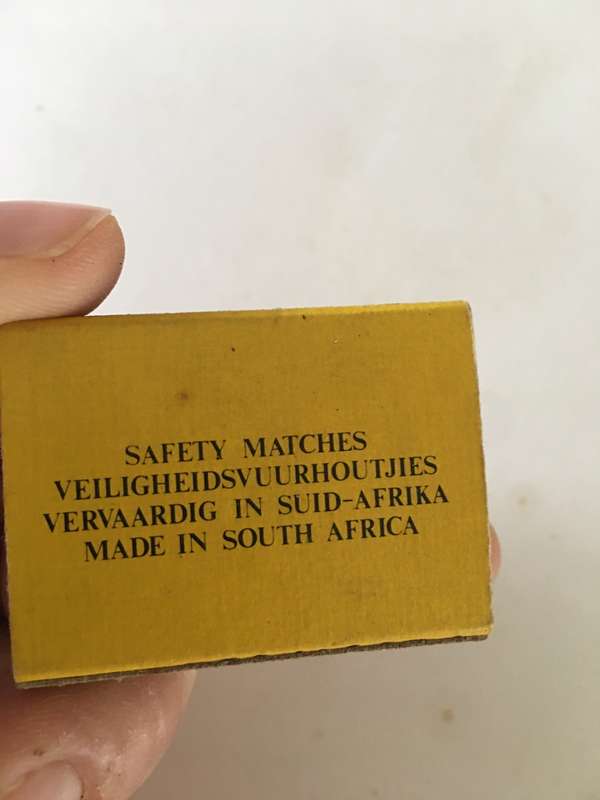 VINTAGE MATCH BOX EMPTY