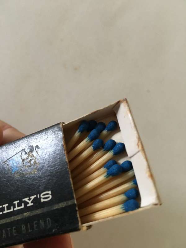 VINTAGE MATCH BOX WITH MATCHES