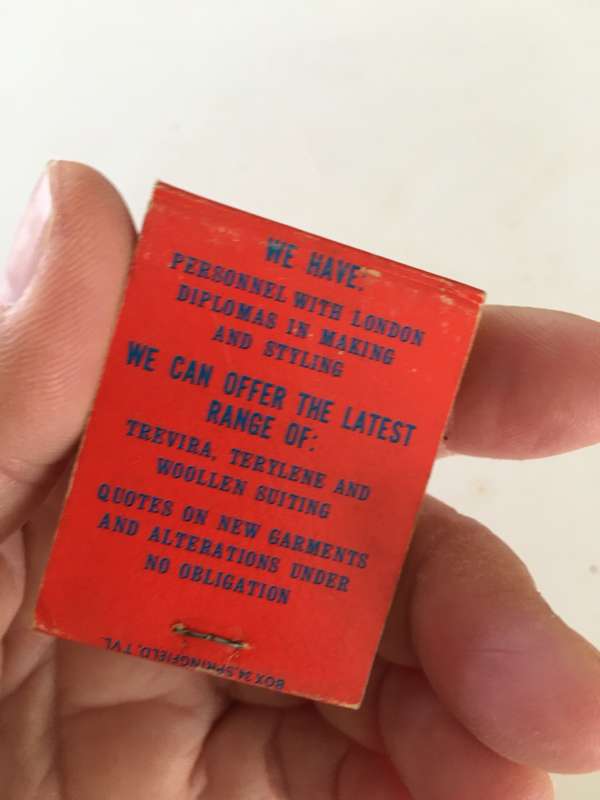 VINTAGE MATCH BOOK WITH MATCHES