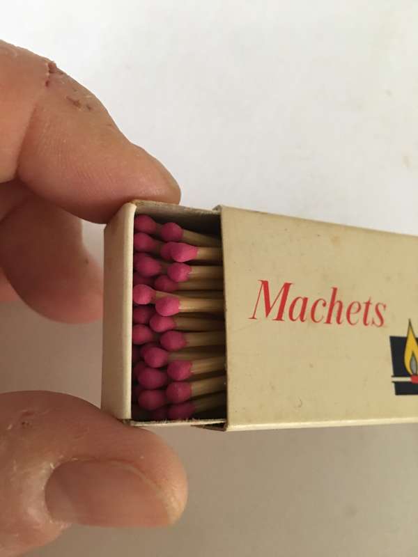VINTAGE MATCH BOX WITH MATCHES