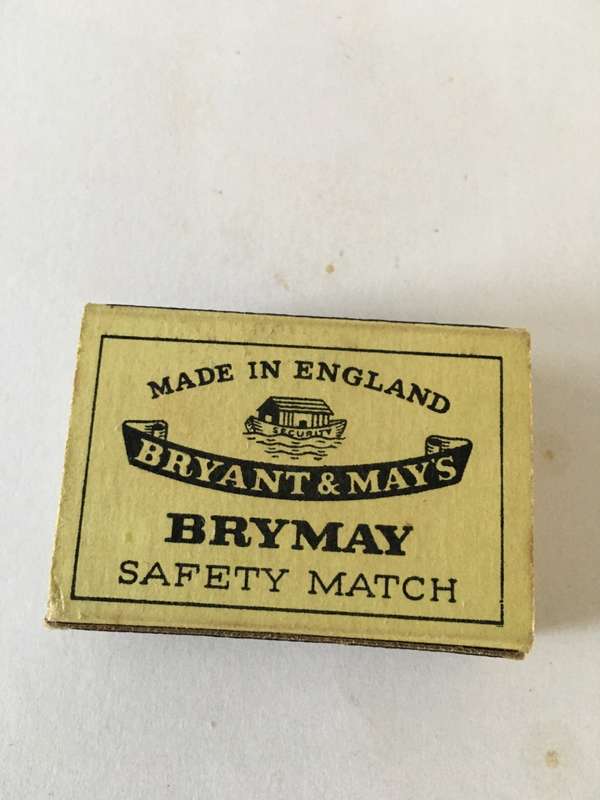 VINTAGE MATCH BOX WITH MATCHES