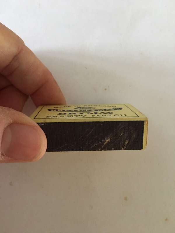 VINTAGE MATCH BOX WITH MATCHES