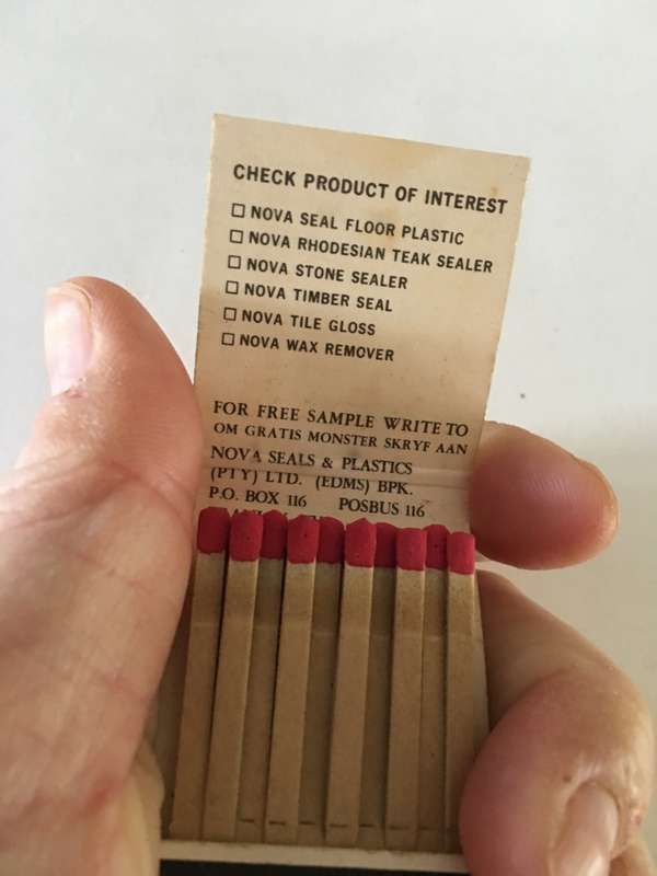 VINTAGE MATCH BOOK WITH MATCHES