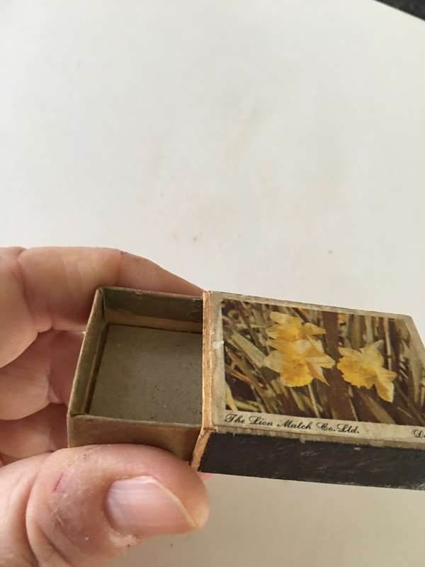 VINTAGE MATCH BOX EMPTY