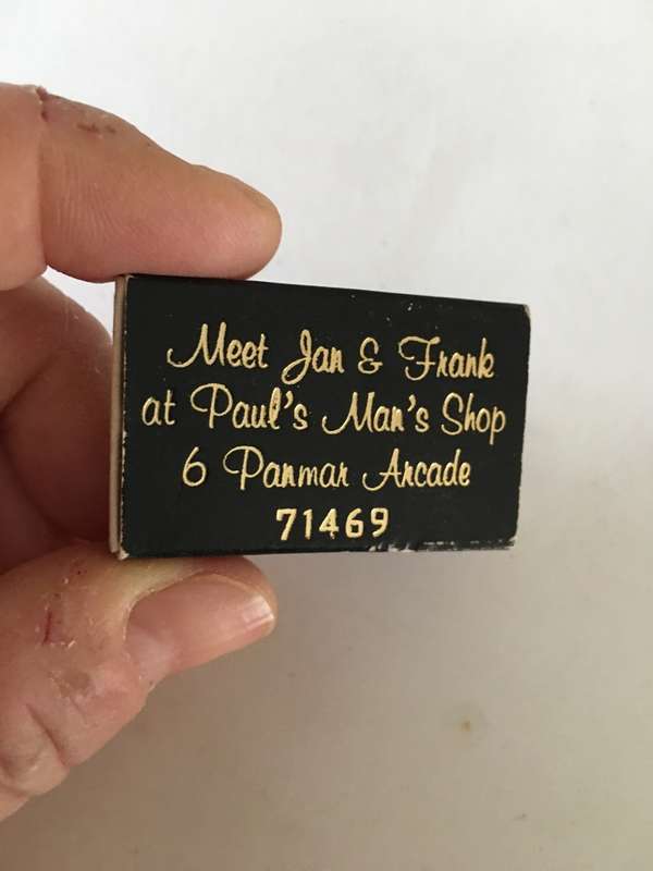 VINTAGE MATCH BOX WITH MATCHES