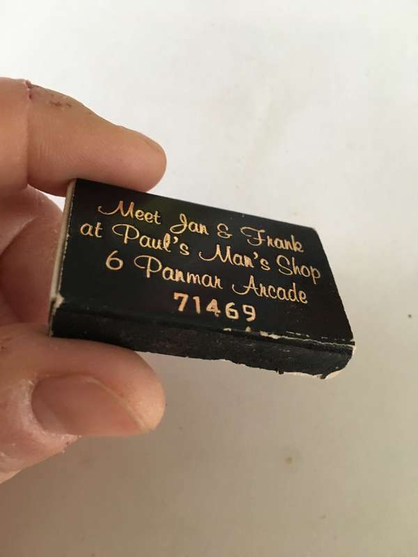 VINTAGE MATCH BOX WITH MATCHES