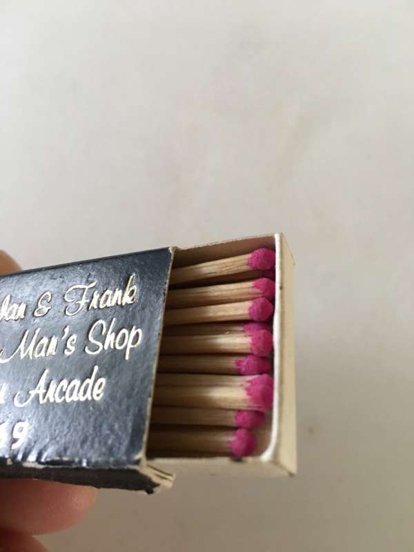 VINTAGE MATCH BOX WITH MATCHES