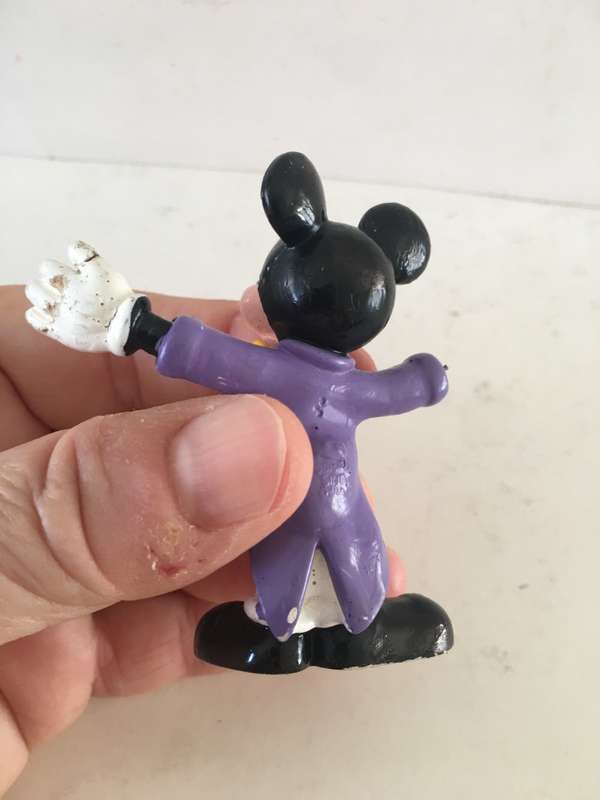 VINTAGE PVC MICKEY MOUSE FIGURE HAND MISSING REDUCED