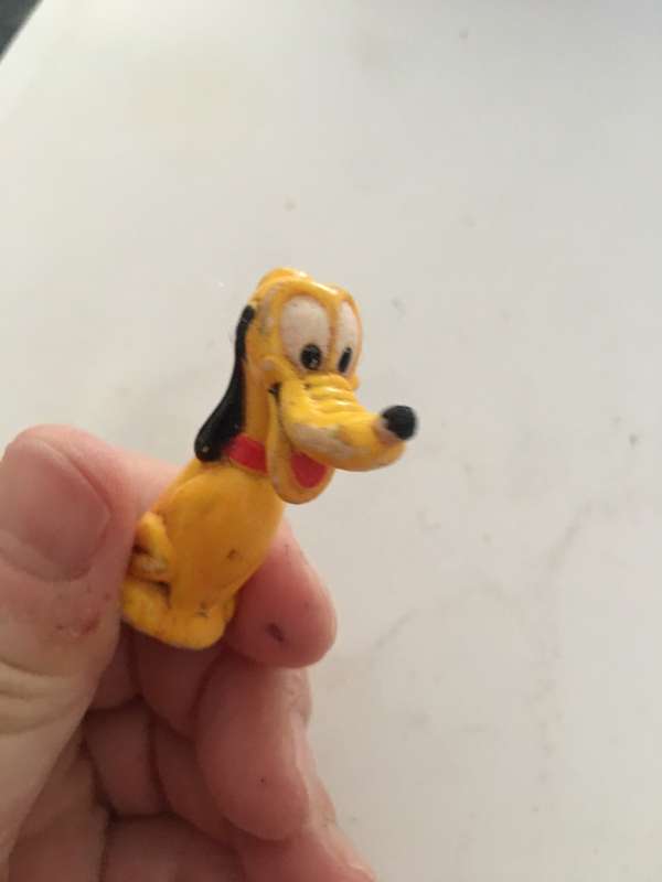 VINTAGE PVC FIGURE - PLUTO WALT DISNEY PRODUCTIONS