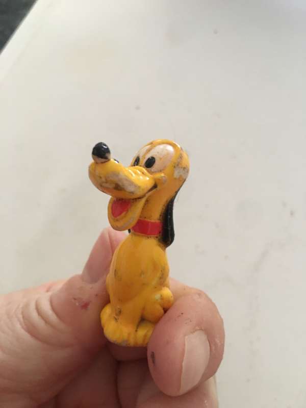 VINTAGE PVC FIGURE - PLUTO WALT DISNEY PRODUCTIONS