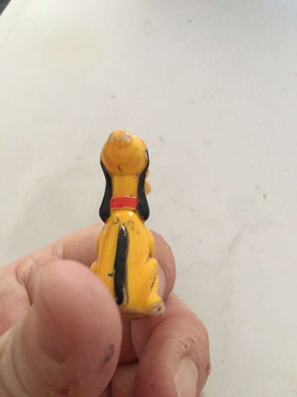 VINTAGE PVC FIGURE - PLUTO WALT DISNEY PRODUCTIONS