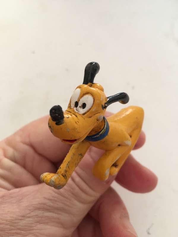 VINTAGE PVC DISNEY PRODUCTIONS - PLUTO FIGURE TAIL MISSING REDUCED