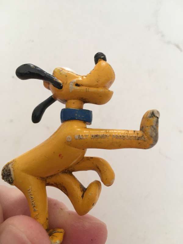 VINTAGE PVC DISNEY PRODUCTIONS - PLUTO FIGURE TAIL MISSING REDUCED