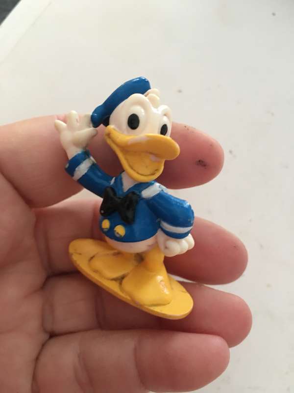 VINTAGE PVC DONALD DUCK FIGURE FIRST VERSION TYPE