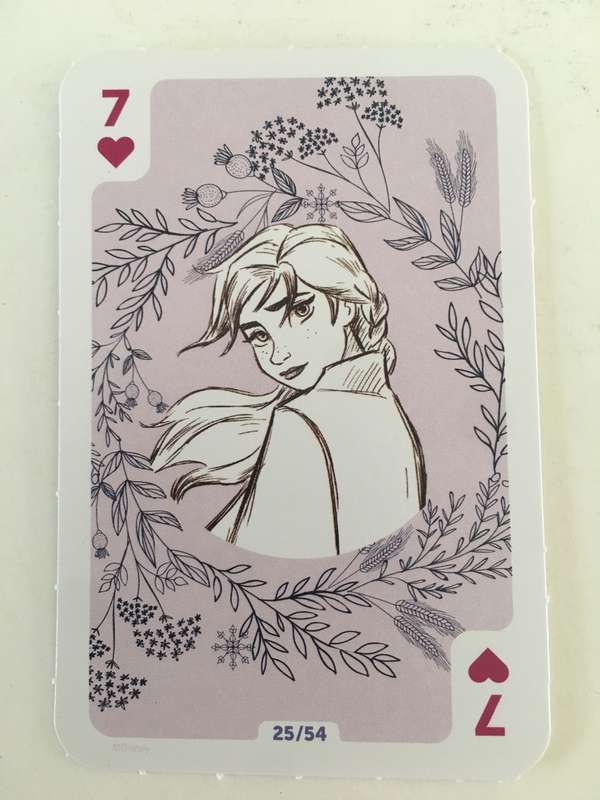 LOVELY DISCHEM DISNEY'S FROZEN II - TRADING CARD / PLAYING CARD - NO. 25 OF 54