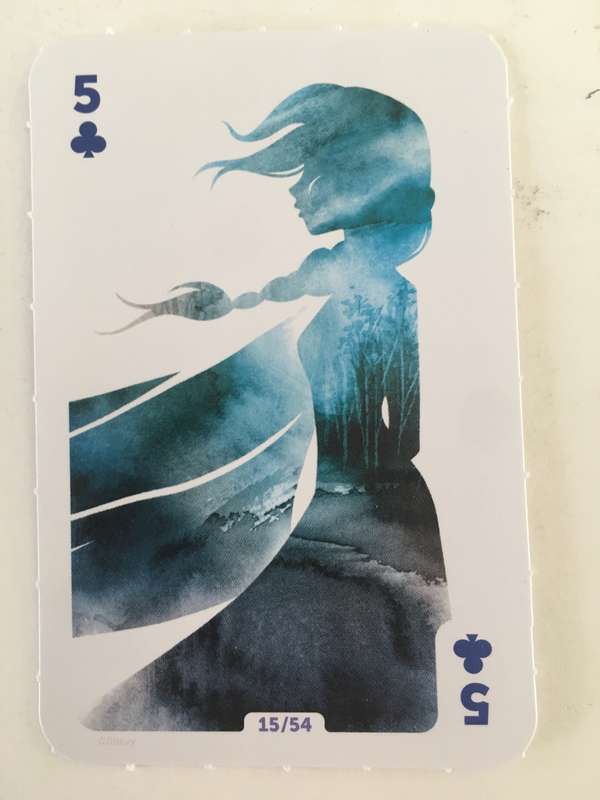 LOVELY DISCHEM DISNEY'S FROZEN II - TRADING CARD / PLAYING CARD - NO. 15 OF 54
