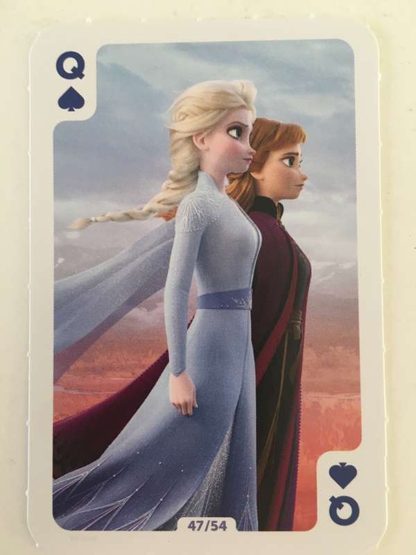 LOVELY DISCHEM DISNEY'S FROZEN II - TRADING CARD / PLAYING CARD - NO. 47 OF 54