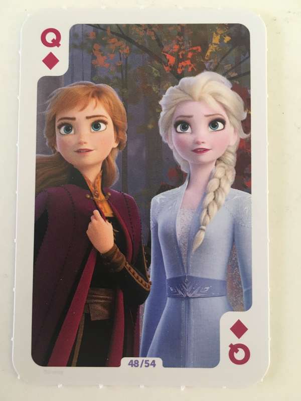LOVELY DISCHEM DISNEY'S FROZEN II - TRADING CARD / PLAYING CARD - NO. 48 OF 54