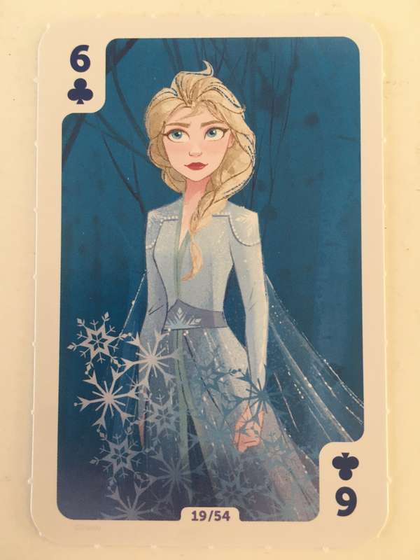LOVELY DISCHEM DISNEY'S FROZEN II - TRADING CARD / PLAYING CARD - NO. 19 OF 54