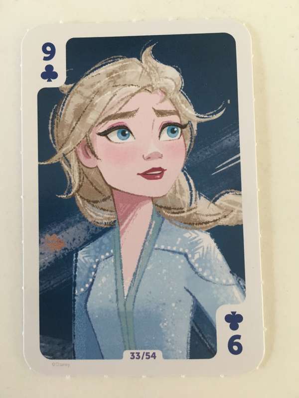 LOVELY DISCHEM DISNEY'S FROZEN II - TRADING CARD / PLAYING CARD - NO. 33 OF 54