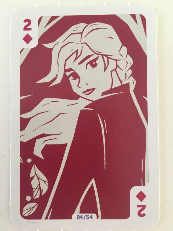 LOVELY DISCHEM DISNEY'S FROZEN II - TRADING CARD / PLAYING CARD - NO. 4 OF 54