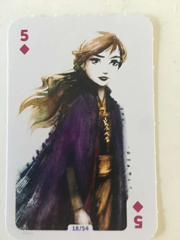 LOVELY DISCHEM DISNEY'S FROZEN II - TRADING CARD / PLAYING CARD - NO. 18 OF 54