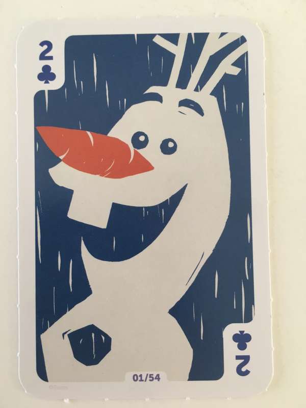LOVELY DISCHEM DISNEY'S FROZEN II - TRADING CARD / PLAYING CARD - NO. 1 OF 54