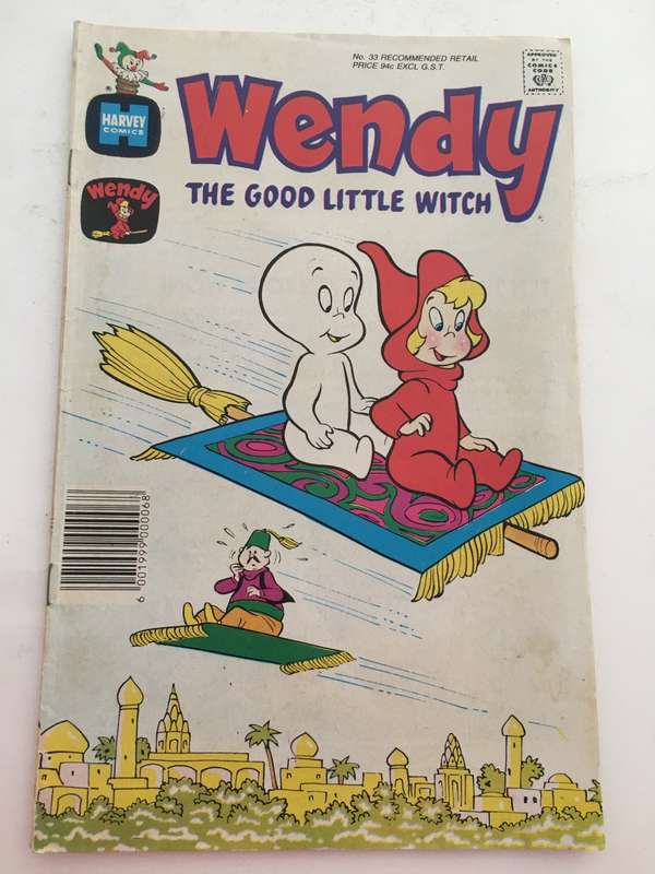 HARVEY COMICS - A SOUTH AFRICAN COMIC - WENDY THE GOOD LITTLE WITCH - NO. 33 - 1989