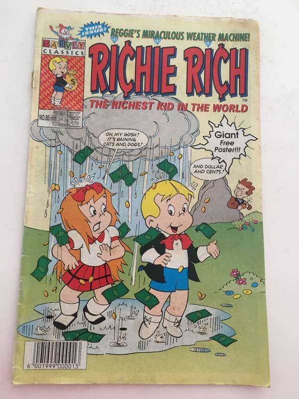 HARVEY CLASSICS  COMICS - RICHIE RICH - NO. 85 - 1995
