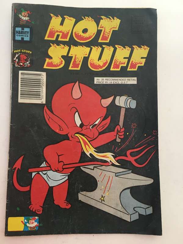 HARVEY COMICS - A SOUTH AFRICAN COMIC - HOT STUFF - NO. 35 - 1989