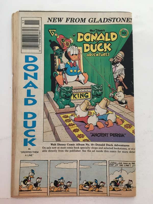 GLADSTONE COMICS -  WALT DISNEY'S - UNCLE SCROOGE - NO. 231 - 1988