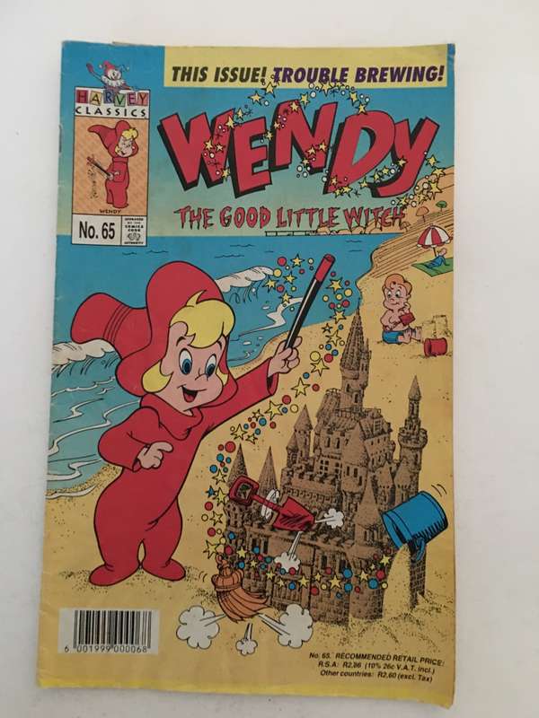 HARVEY CLASSICS COMIC  - WENDY THE GOOD LITTLE WITCH - NO. 65 - 1992