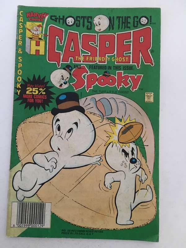 LOVELY HARVEY COMICS - CASPER -  NO. 38 - 1990