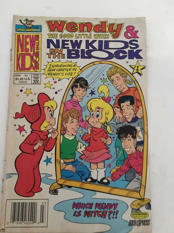 HARVEY ROCKOMICS WENDY & NEW KIDS ON THE BLOCK - NO. 1 - 1991