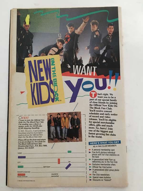 HARVEY ROCKOMICS WENDY & NEW KIDS ON THE BLOCK - NO. 1 - 1991
