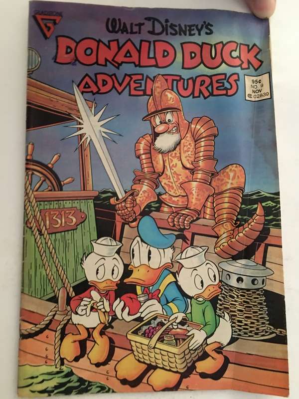 GLADSTONE COMICS -  WALT DISNEY'S - DONALD DUCKS ADVENTURES  - NO. 9  - 1988