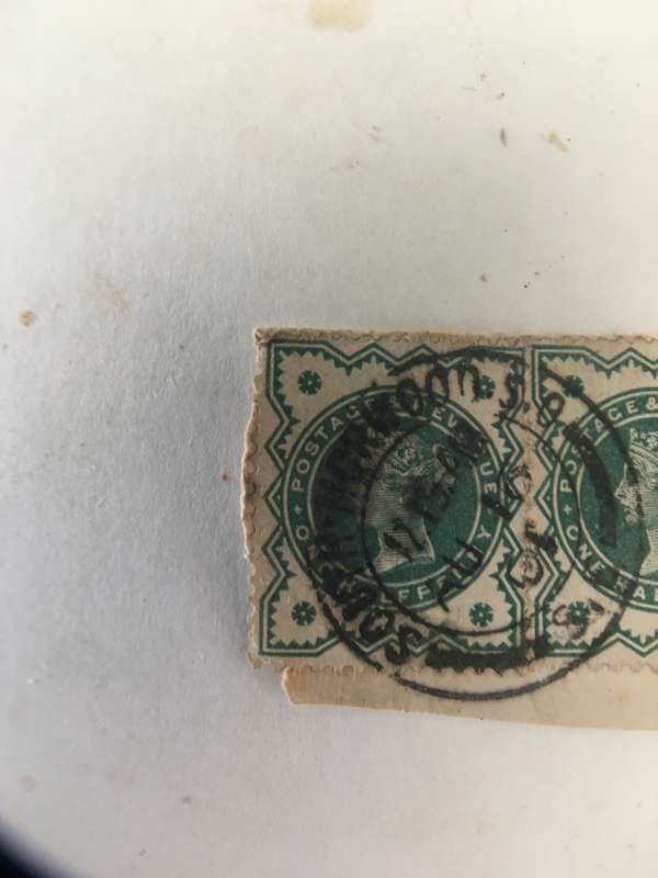 GREAT BRITAIN QUEEN VICTORIA 2 USED STAMPS