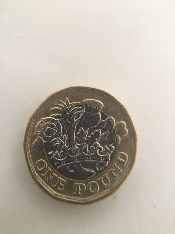 GREAT BRITAIN - 2017 ROYAL MINT 12 SIDED NATIONS OF THE CROWN ONE POUND COIN