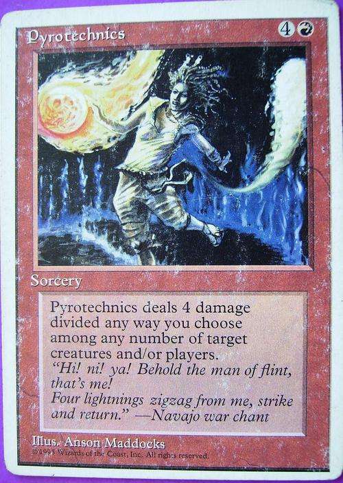 Magic the Gathering Pyrotechnics (Rare)